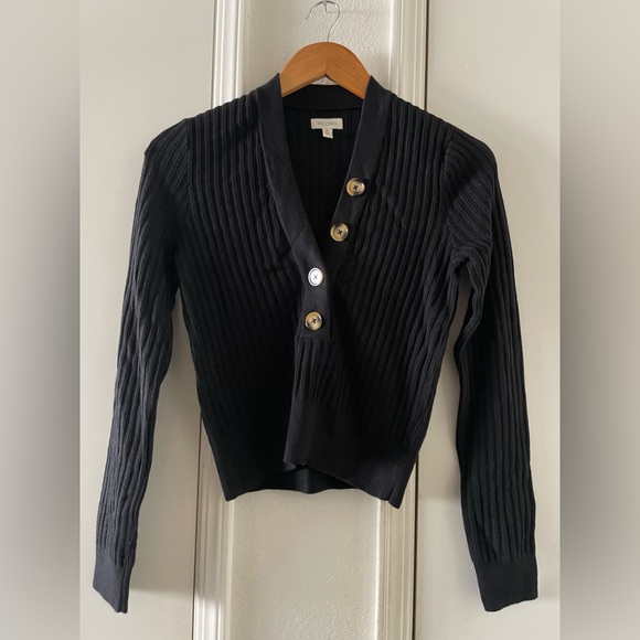 PILCRO The Kassidy Deep-V-Neck Pullover Sweater - Picture 5 of 8